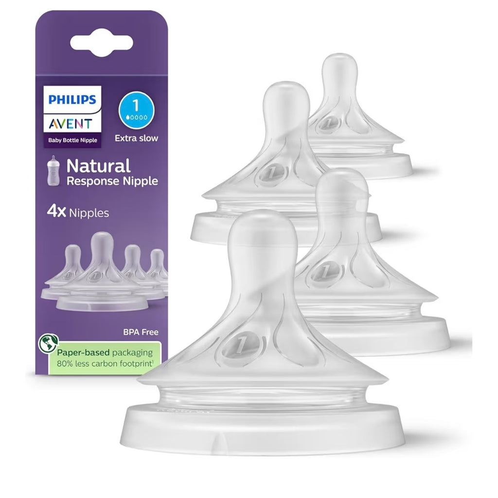 Philips Avent Pack x4 Tetinas de Flujo Extra Lento 1