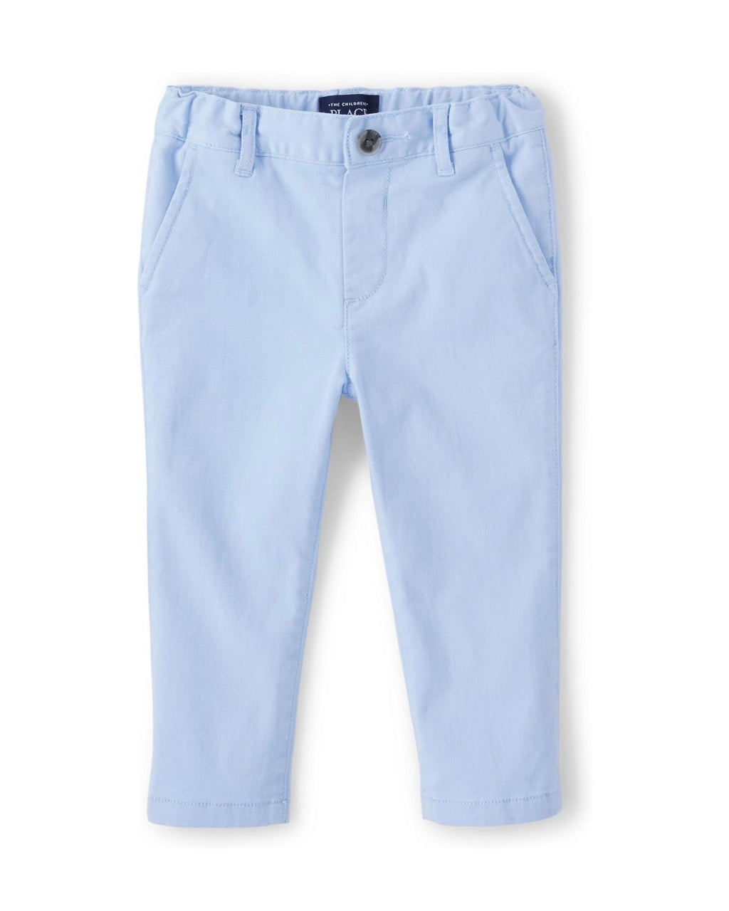 Pantalones Chinos Ajustados Elásticos - Azul Claro