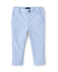 Pantalones Chinos Ajustados Elásticos - Azul Claro