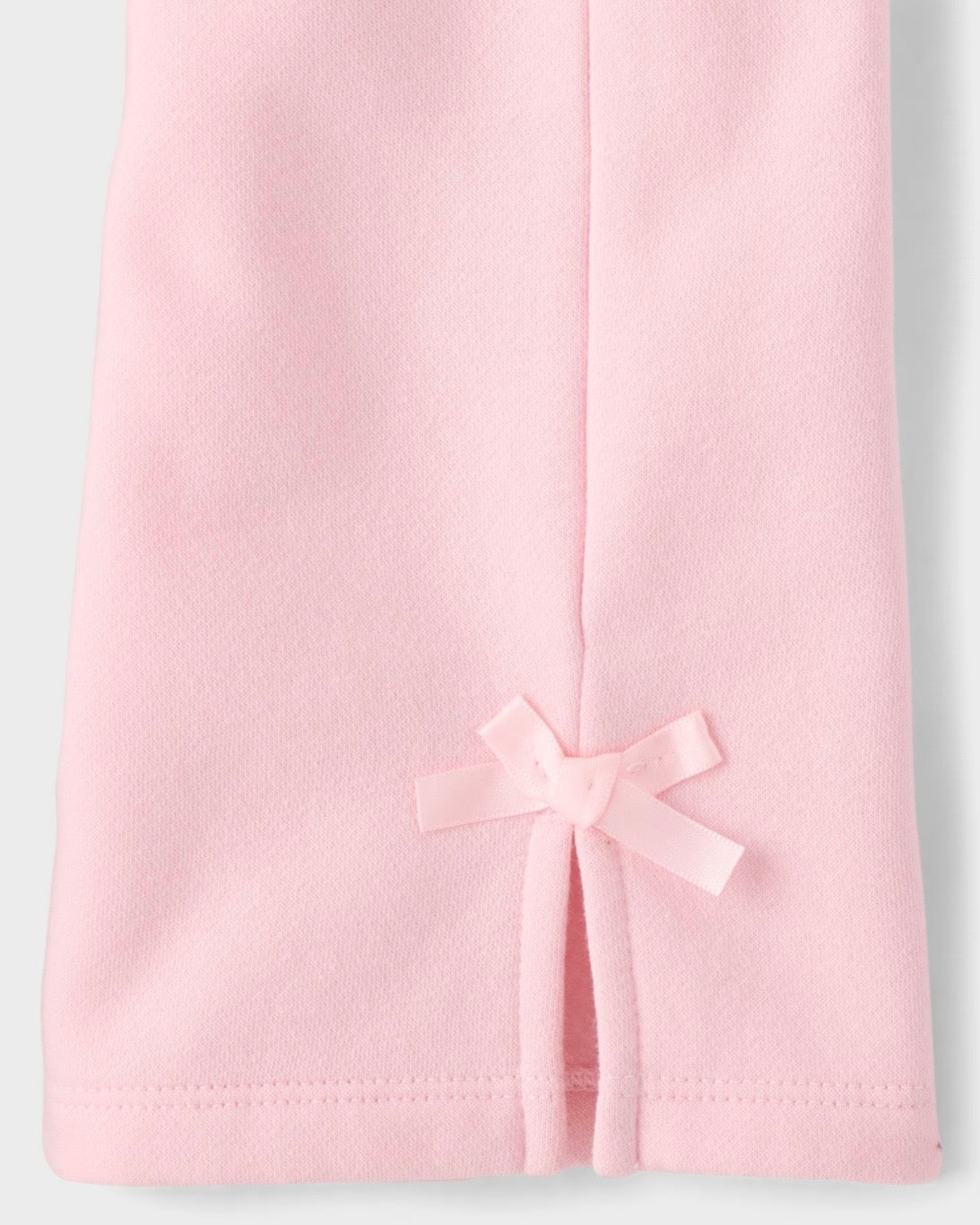 Pantalones de Pierna Ancha de Lana Premium con Lazo - Rosa