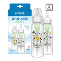 Dr. Brown’s 2 Biberones Anti-Colic Options 8 onzas, Tetina de Flujo Lento Nivel 1, 0m+