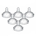 Dr. Brown’s Paquete de 6 Tetinas Natural Flow Cuello Ancho de Flujo Nivel 2, 3m+