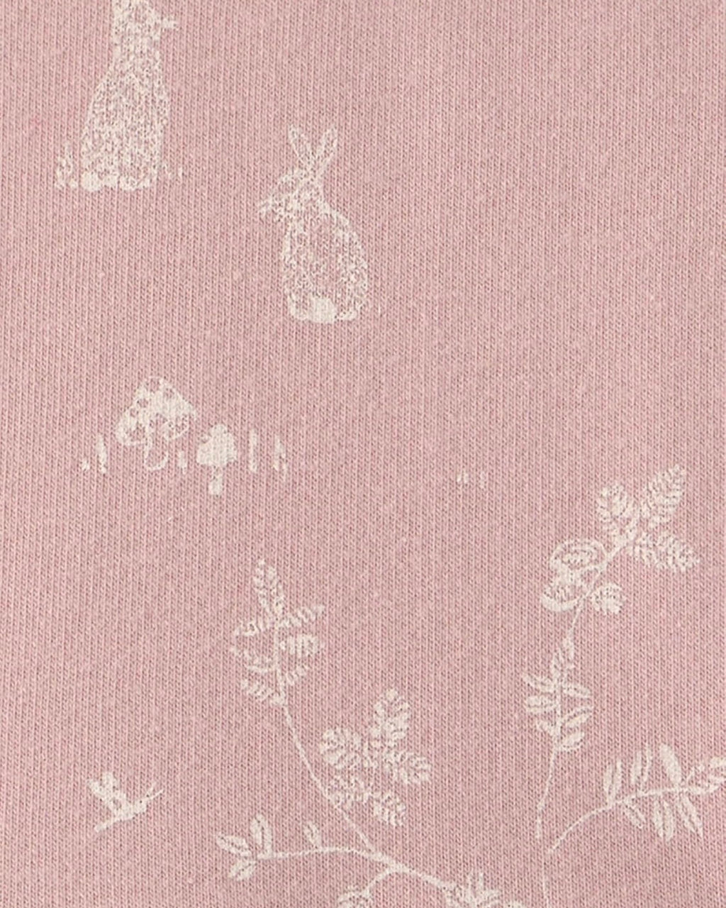 Vestido Manga Larga de Conejos Rosas Bebé Niña