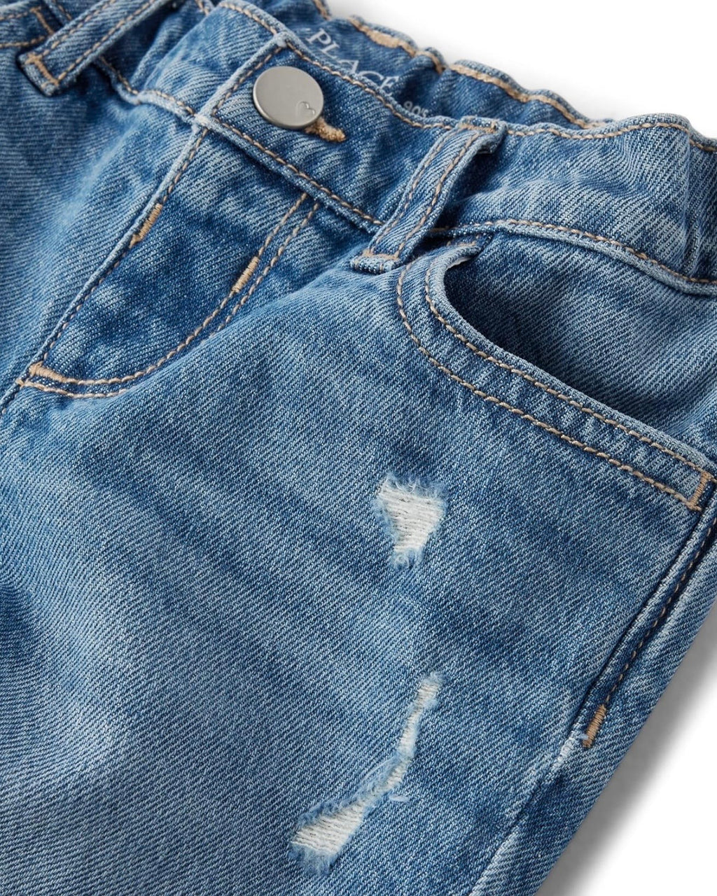 Jeans Vaqueros de Pierna Recta - Azul