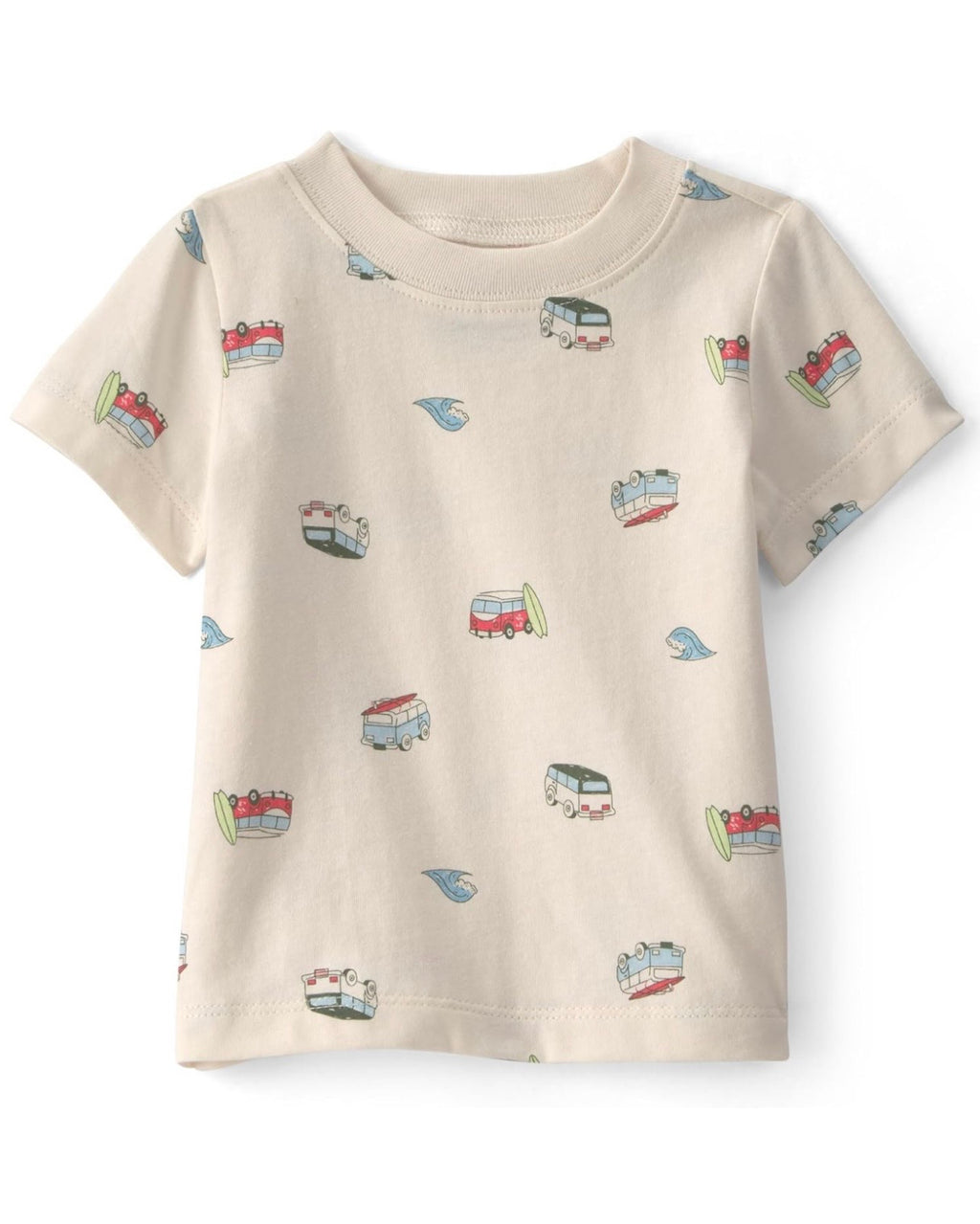 Conjunto Azul/Beige Overall + Camiseta Bebé Niño