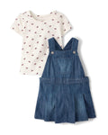 Conjunto 2 Piezas Camiseta Cerezas + Jardinera