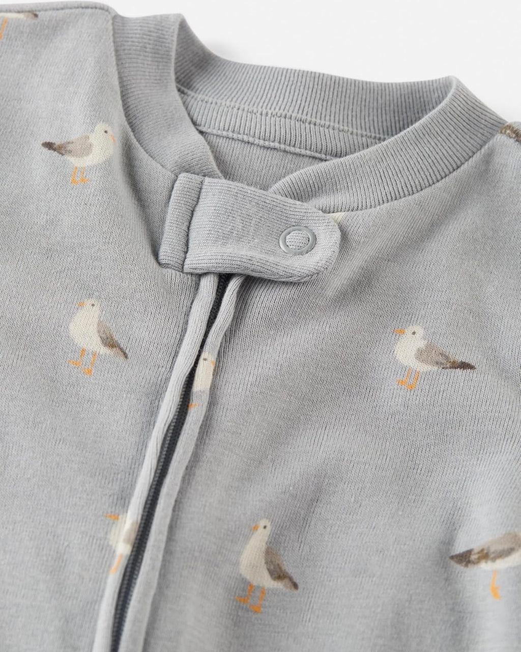 Pijama Suave con Estampado de Gaviotas Bebé Unisex