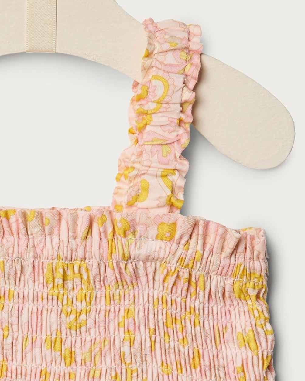 Mameluco sin mangas Shell Rosa bebé niña