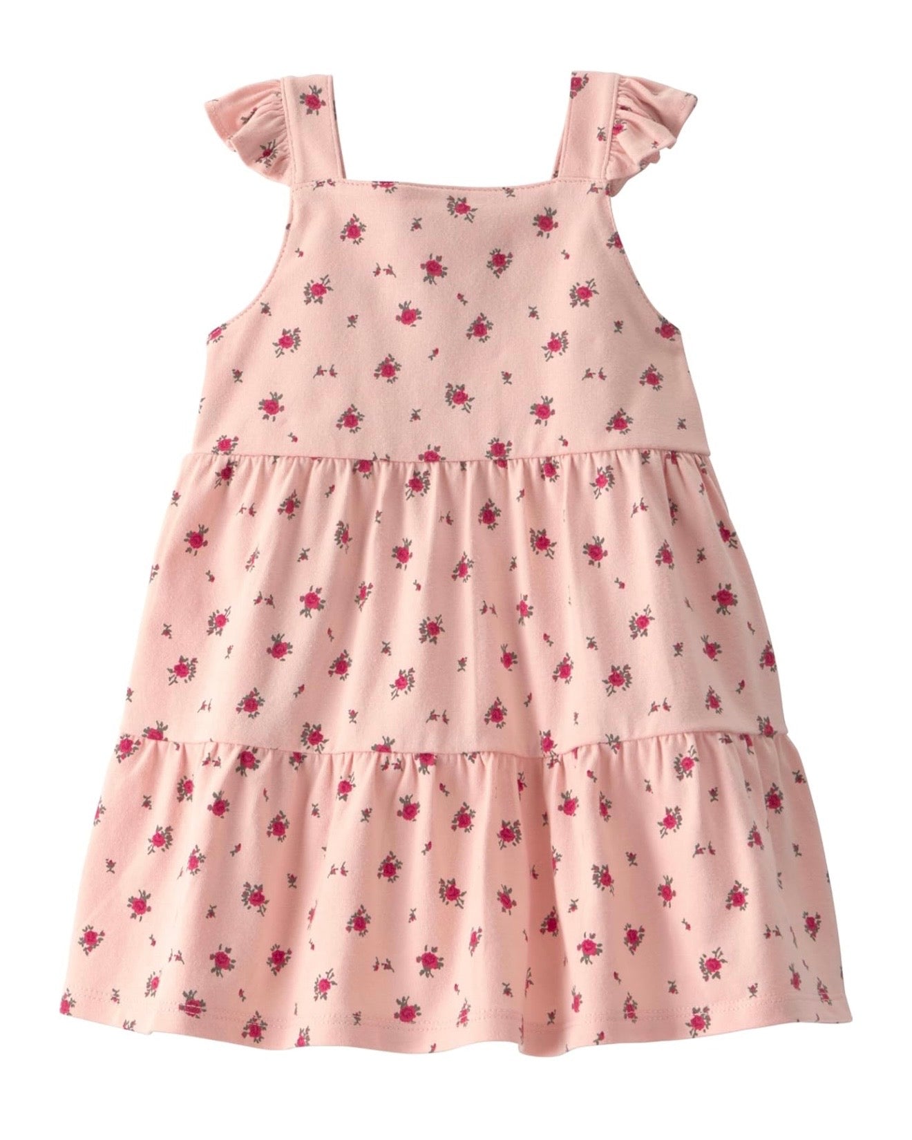 Vestido con estampado floral bebé niña