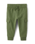 Pantalones Cargo Deportivos de Felpa Premium - Verde
