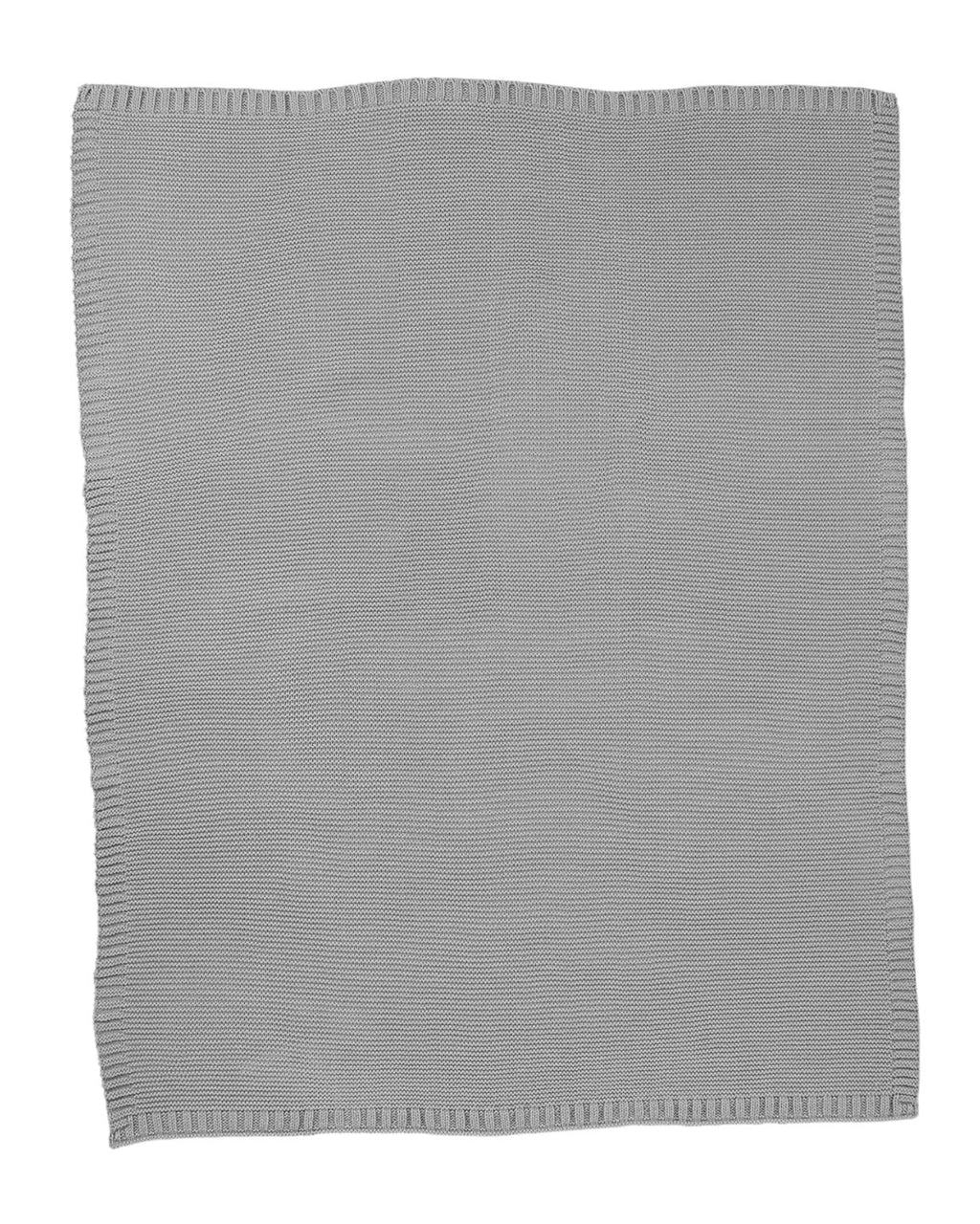 Manta de Punto Suave Gris