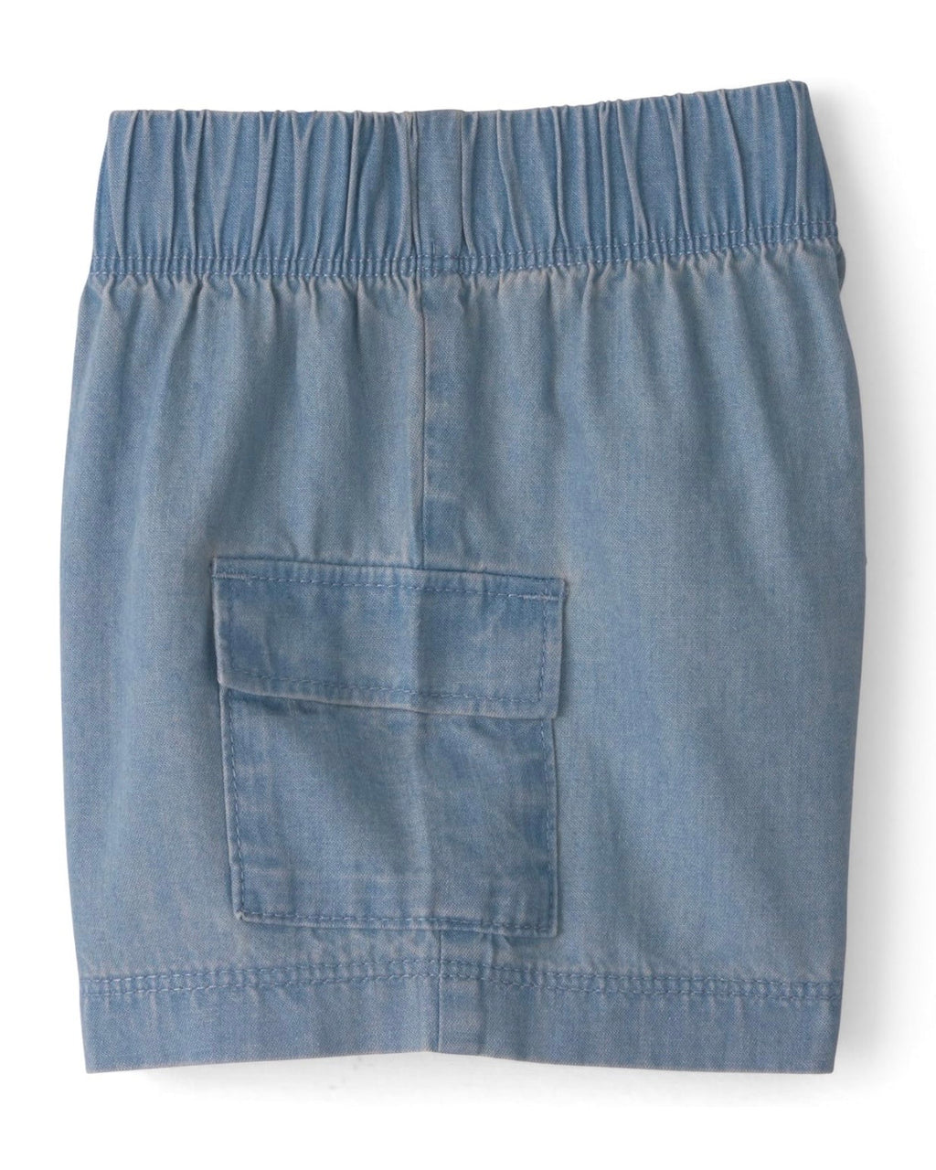 Conjunto Crema/Azul Playa Camiseta + Short + Bodie Bebé Niño