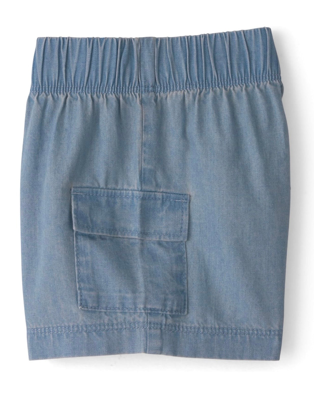 Conjunto Crema/Azul Playa Camiseta + Short + Bodie Bebé Niño