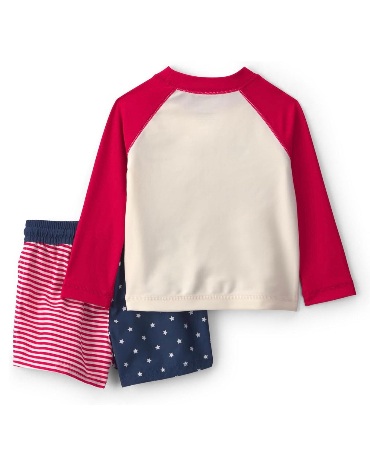 Traje de Baño Azul/Borgoña Bebé Niño