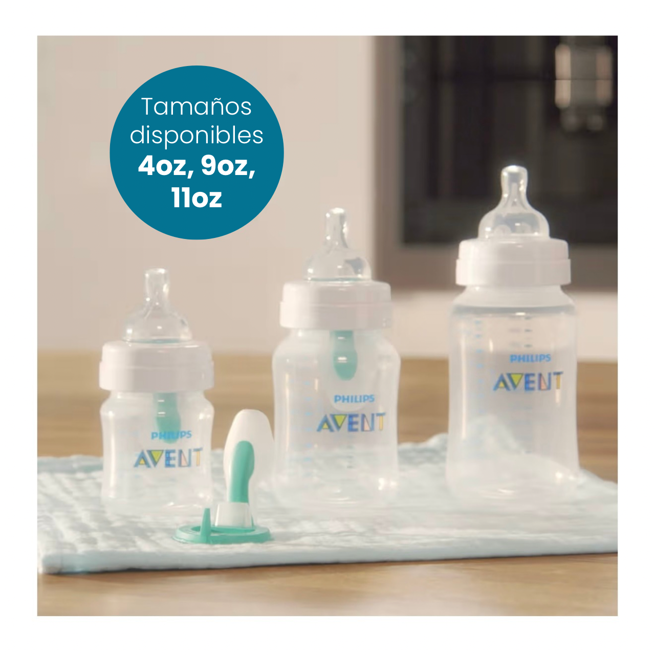 Philips Avent 2 Biberones Anticólicos 11oz Transparente