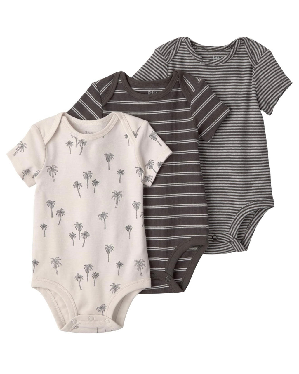 Pack de 3 Bodies Palmeras Bebé Unisex