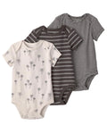 Pack de 3 Bodies Palmeras Bebé Unisex