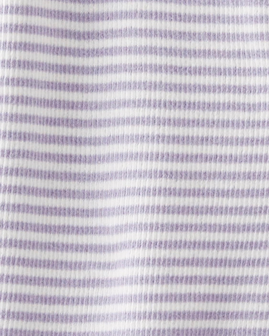 Pijama Suave con Estampado de Rayas Lila Bebé Niña