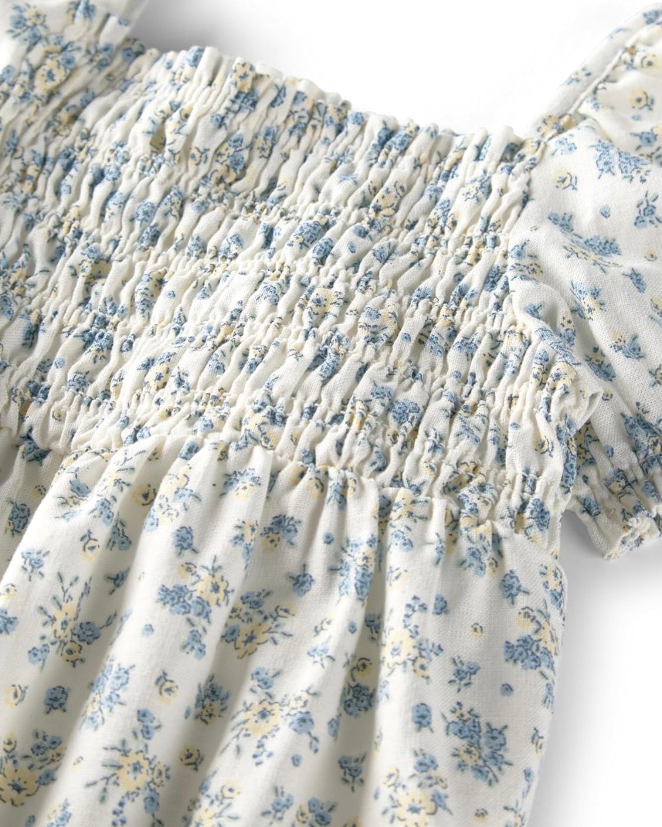 Romper con Fruncido Spring Bloom Bebé Niña