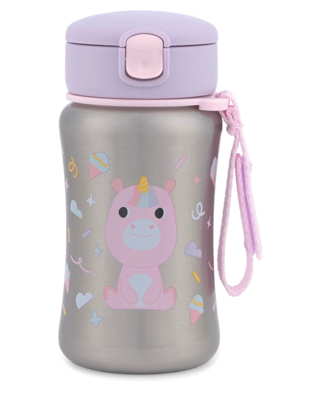 Botella con pajita de acero inoxidable Besties Squad
