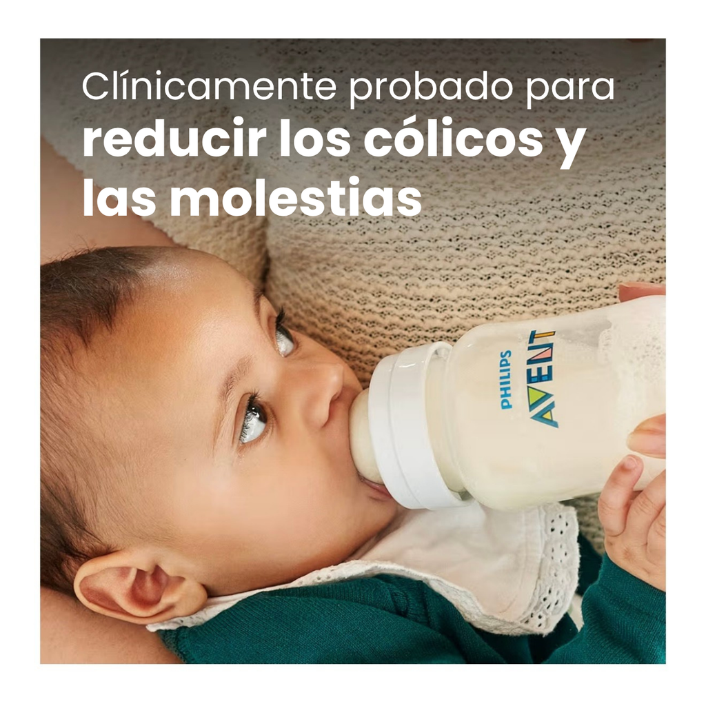 Philips Avent 2 Biberones Anticólicos 11oz Transparente
