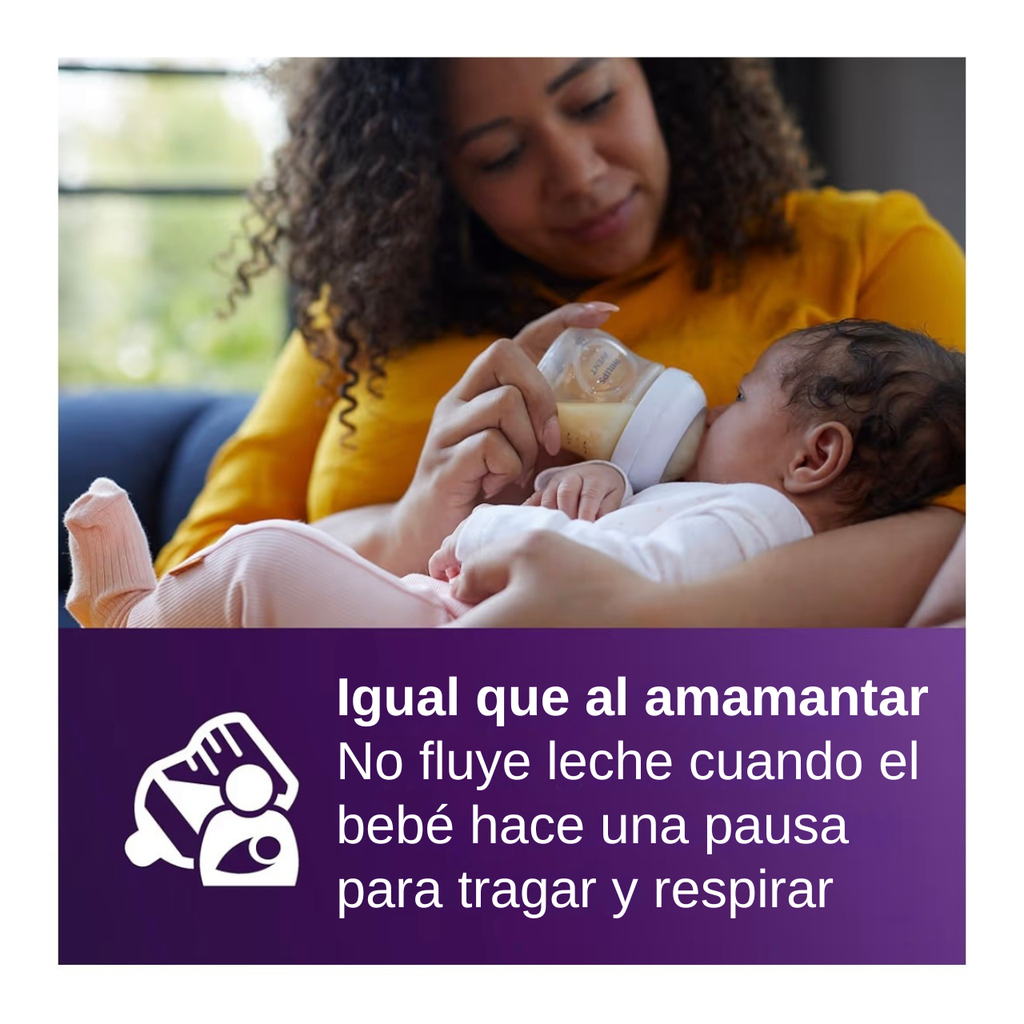 Philips Avent 2 Biberones 4oz Transparente