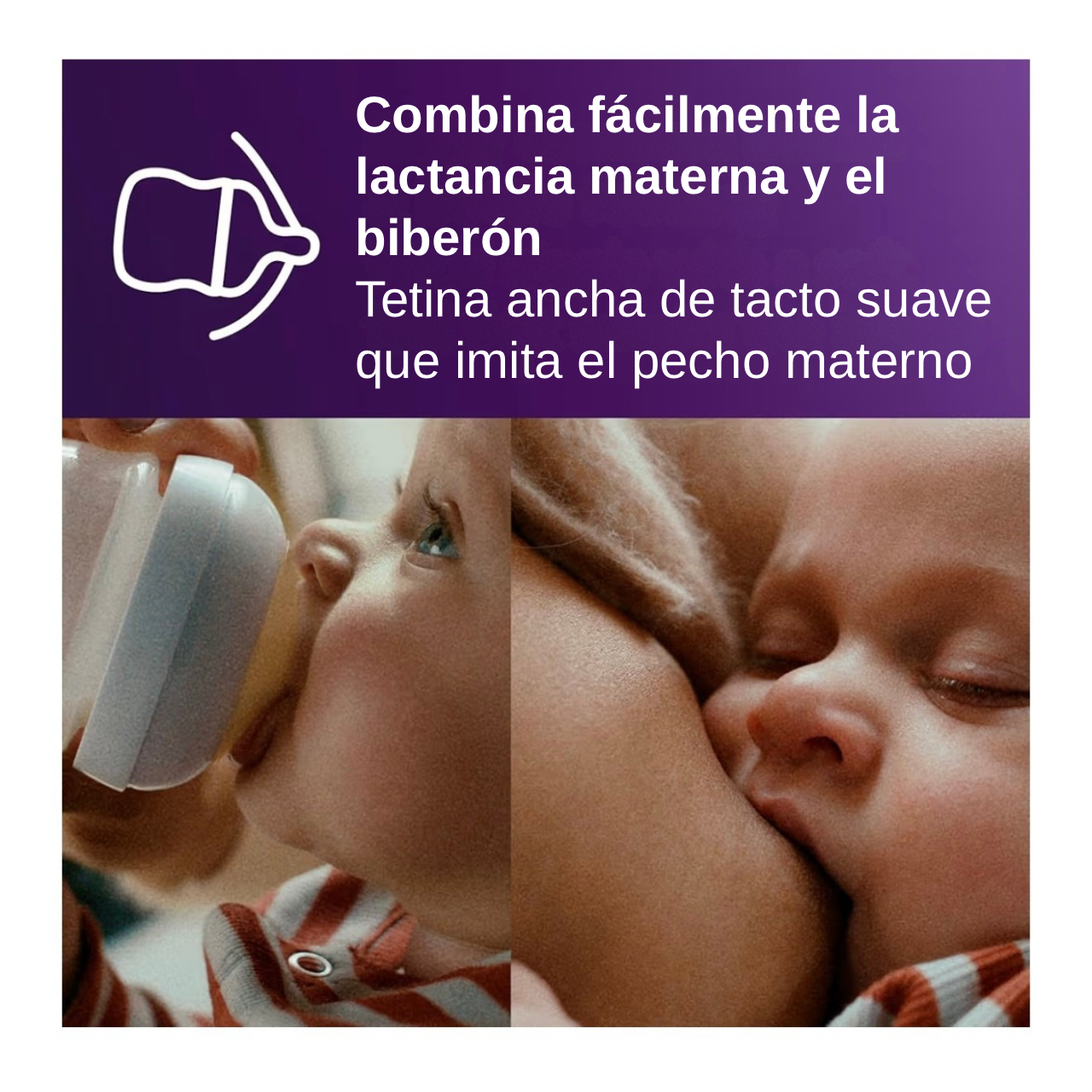 Philips Avent 2 Biberones 4oz Transparente