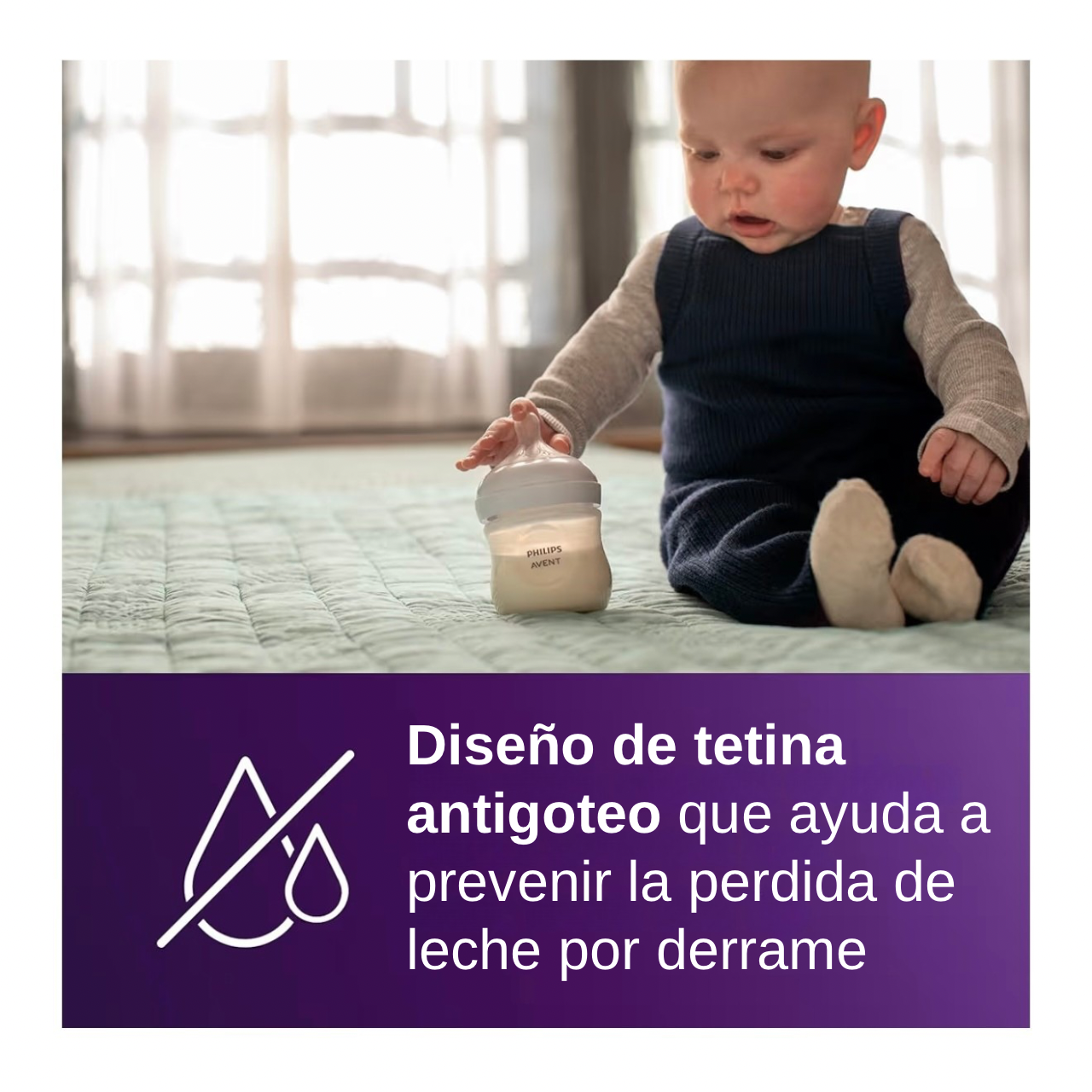 Philips Avent 2 Biberones 4oz Transparente
