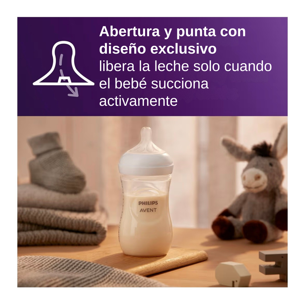 Philips Avent 2 Biberones 9oz Transparente