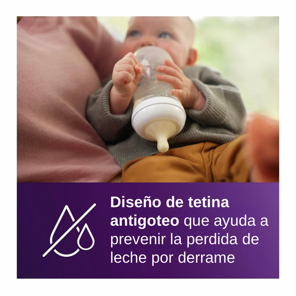 Philips Avent 4 Biberones 11oz Transparente