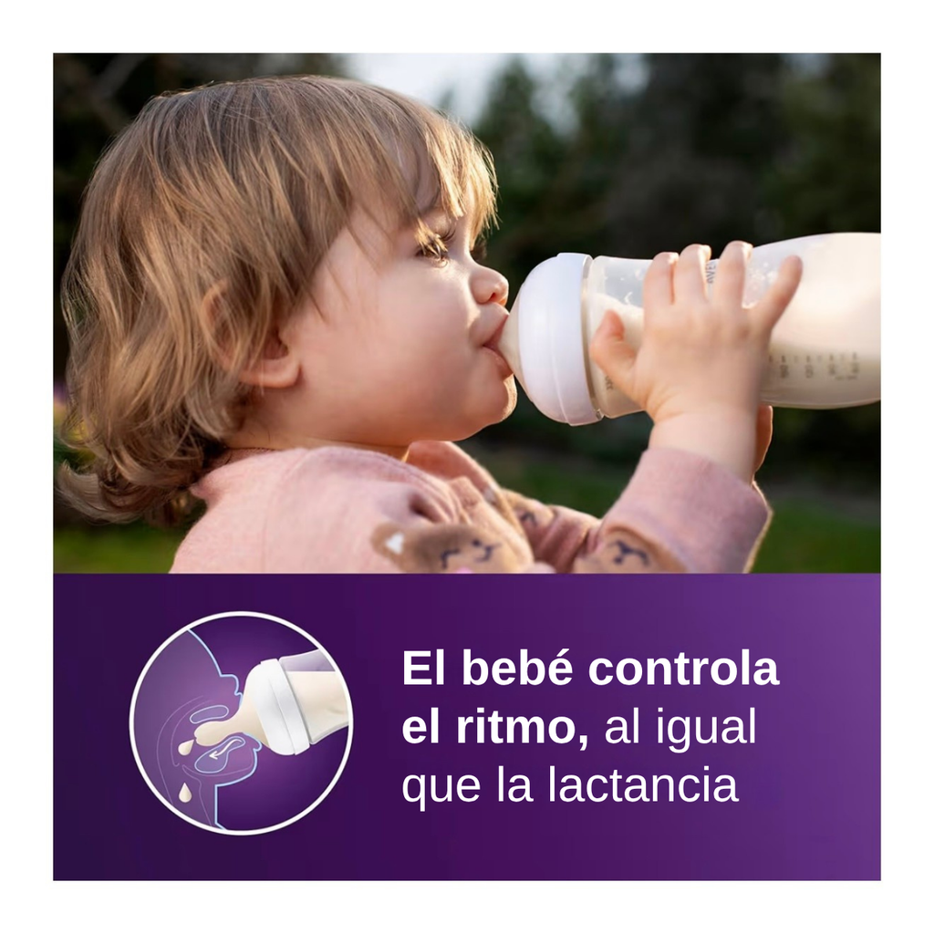 Philips Avent 4 Biberones 11oz Transparente