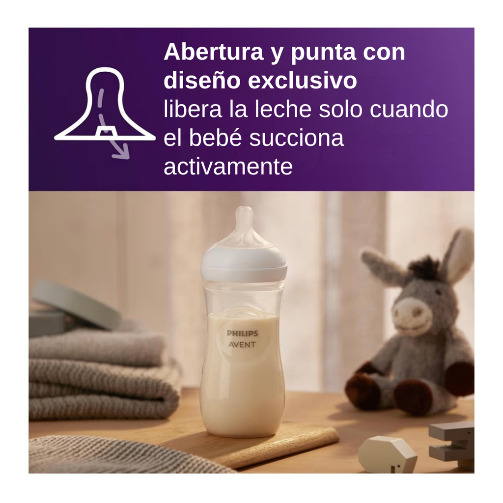 Philips Avent 4 Biberones 11oz Transparente