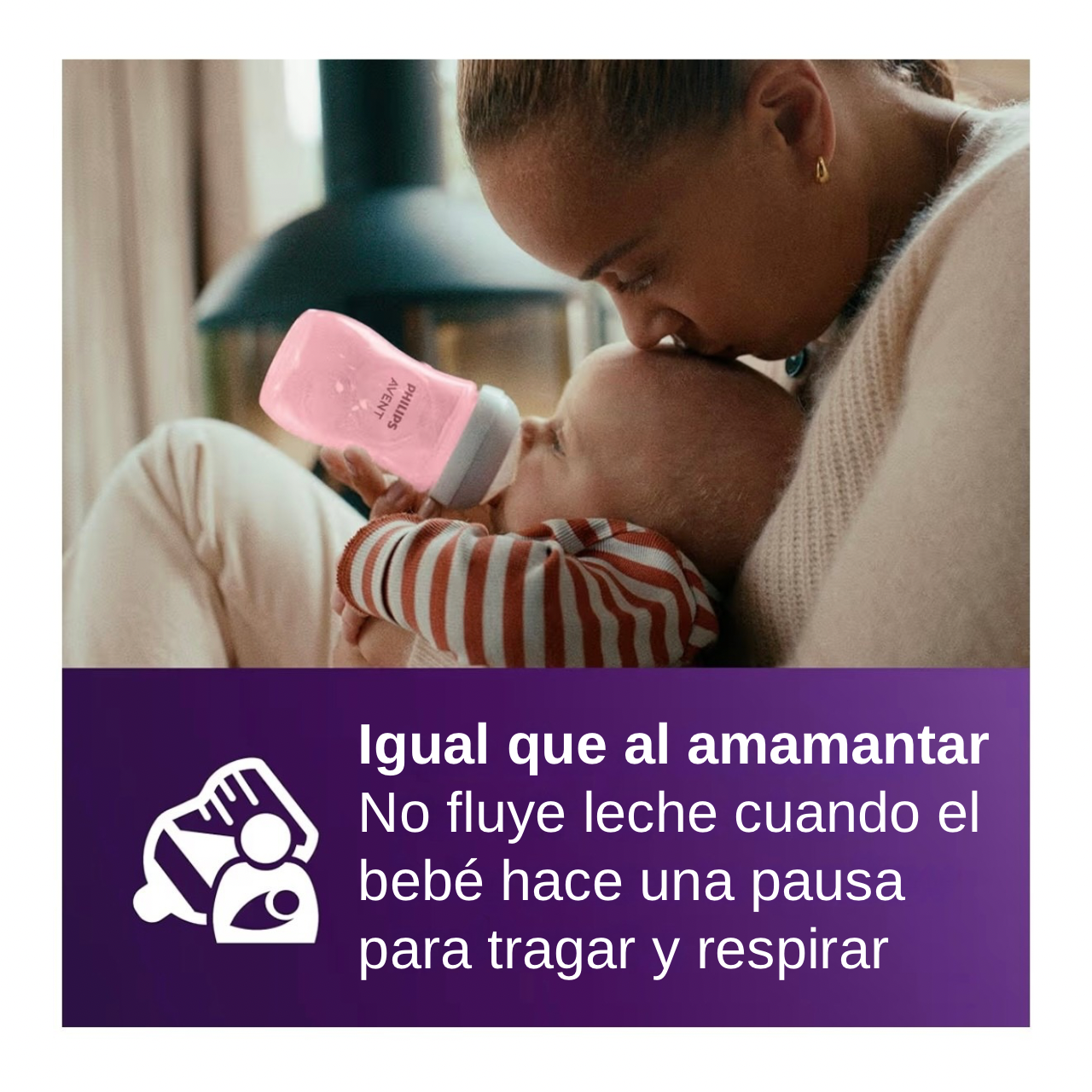 Philips Avent 4 Biberones 9oz Rosa