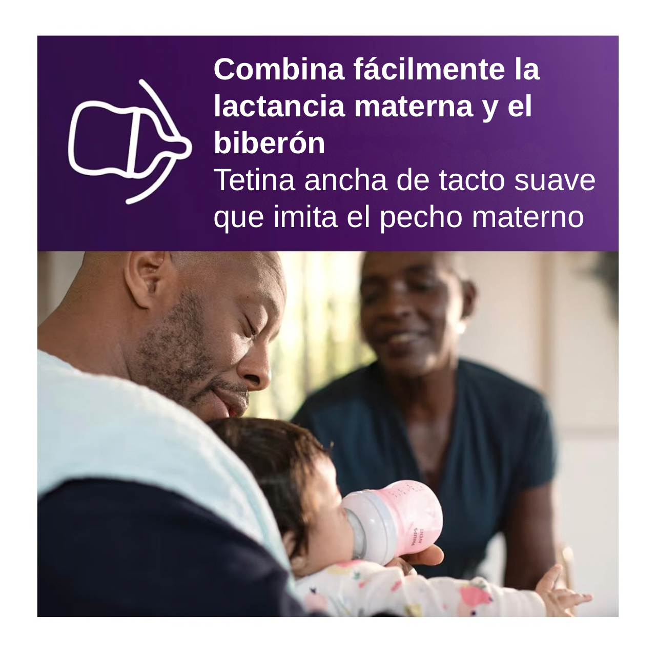 Philips Avent 4 Biberones 9oz Rosa