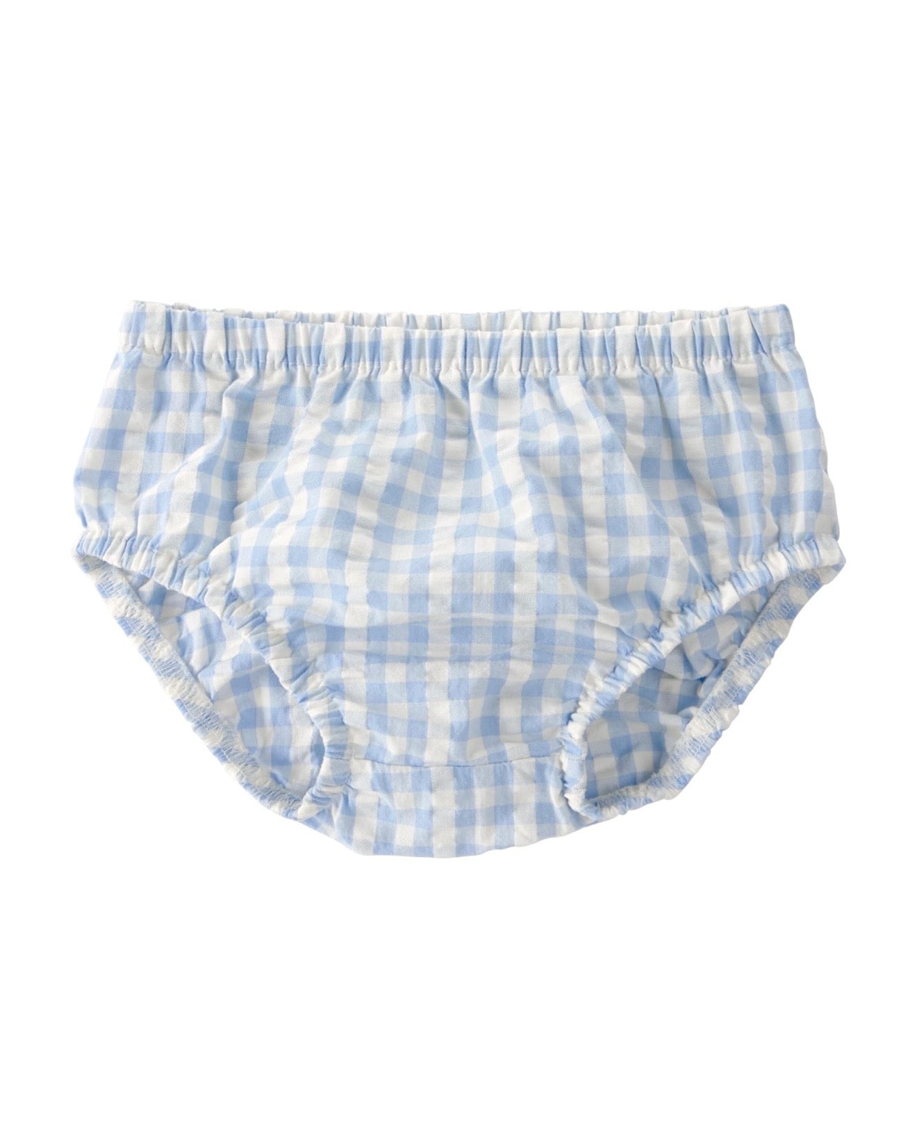 Vestido azul con botones delanteros funcionales bebé niña