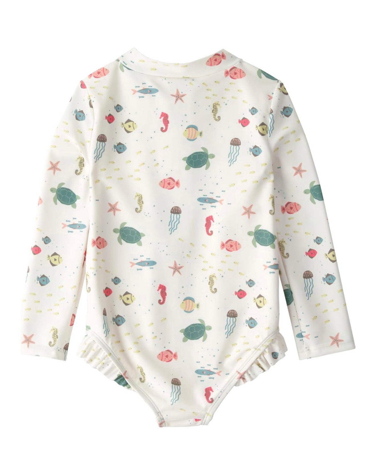 Traje de Baño Cream Sea Life Bebé Niña