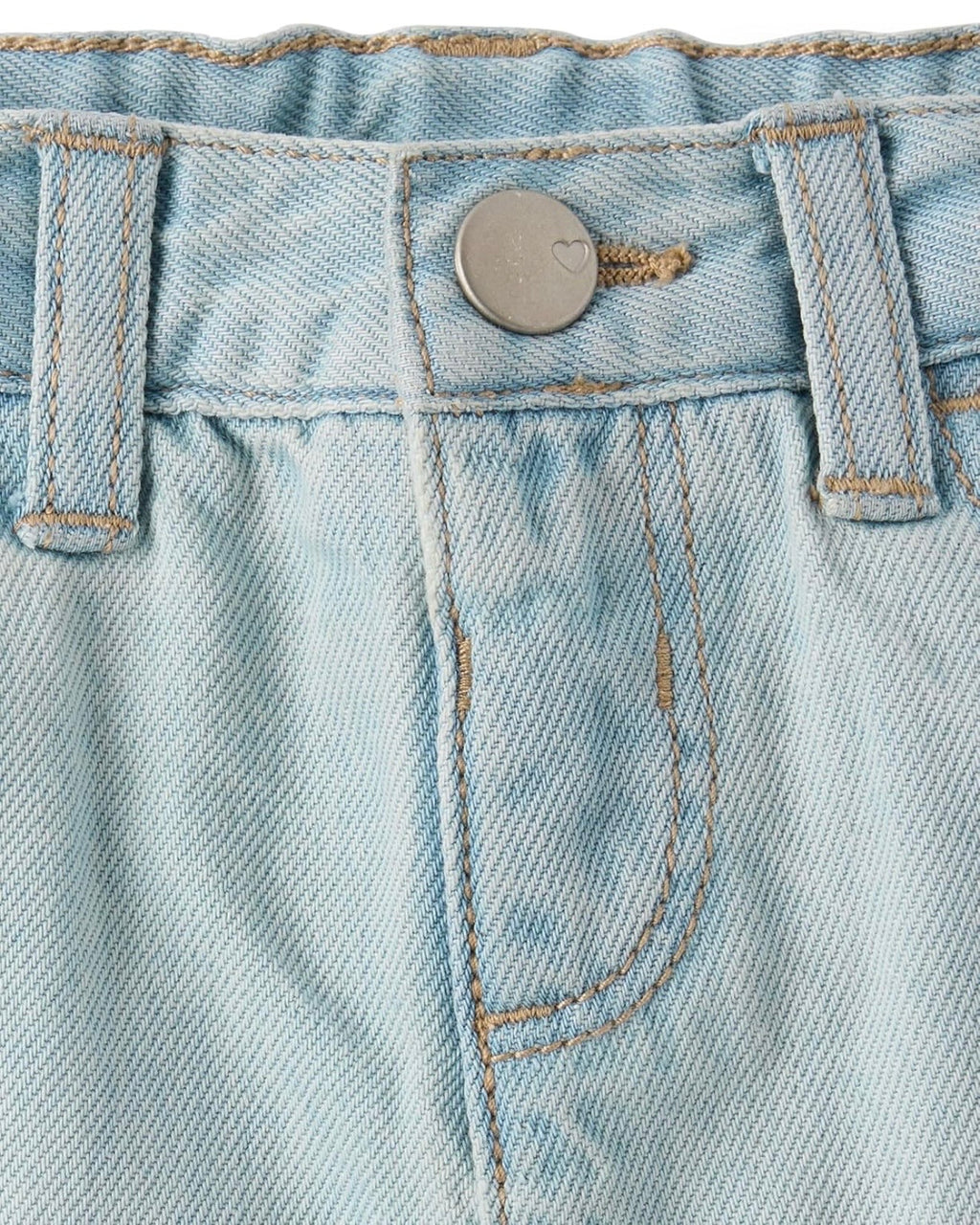 Falda-Short Plisada de Mezclilla