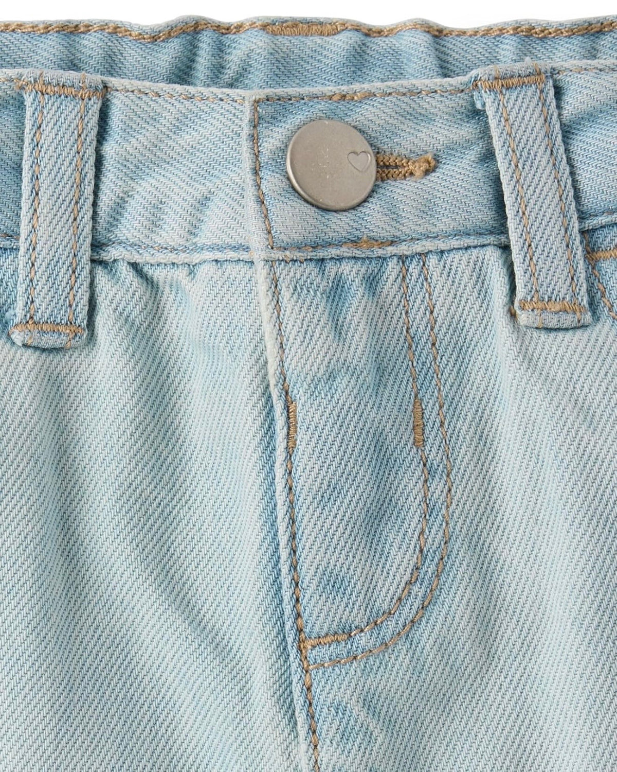 Falda-Short Plisada de Mezclilla