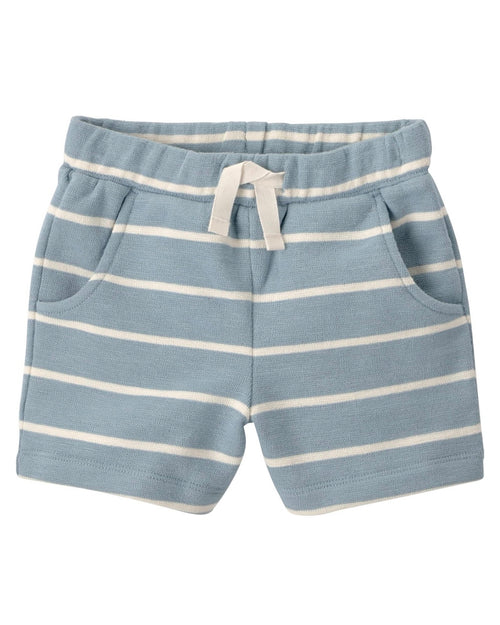 Conjunto Blanco/Azul Camiseta + Short Bebé Niño