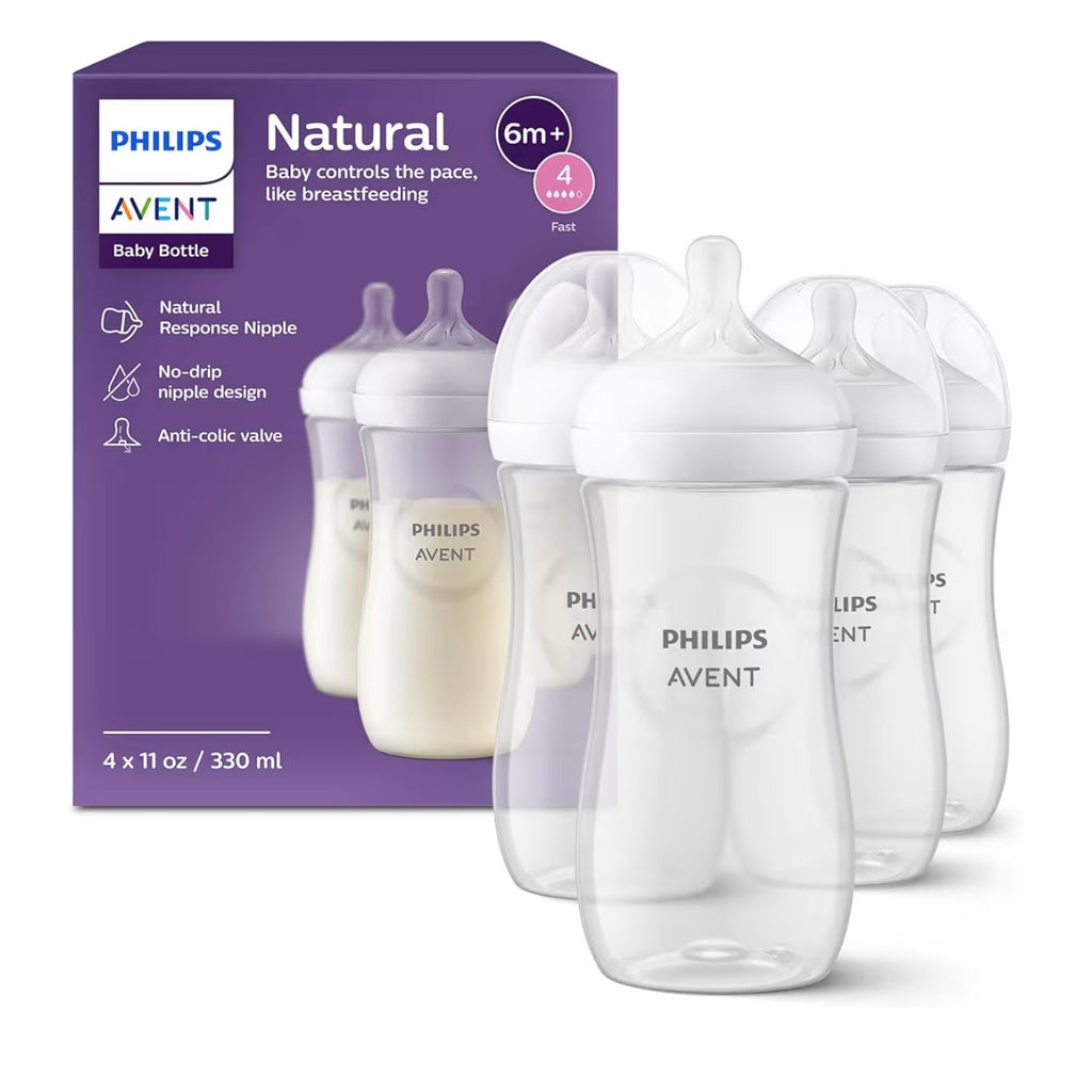 Philips Avent 4 Biberones 11oz Transparente