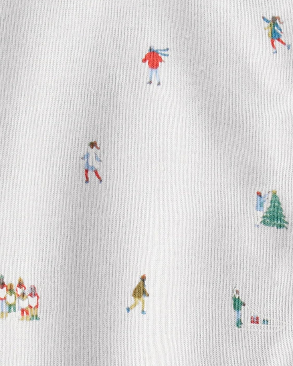 Pijama Suave con Estampado de Sendero Helado Bebé Unisex