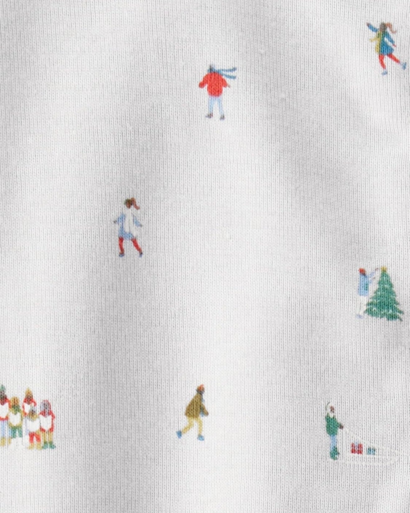 Pijama Suave con Estampado de Sendero Helado Bebé Unisex