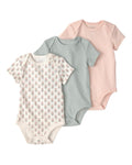 Pack de 3 Bodies Floral Bebé Niña