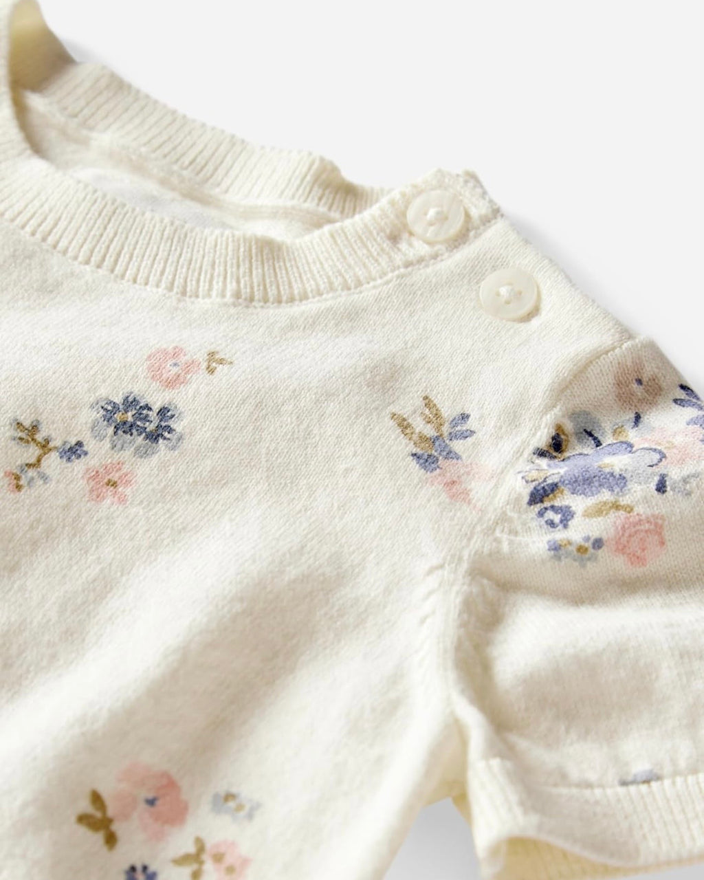 Conjunto Jardín Floreciente Camiseta + Short Bebé Niña