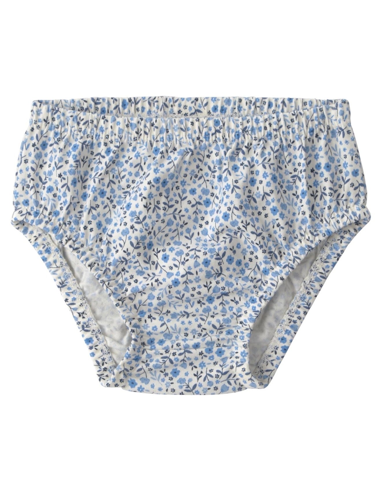 Vestido con estampado floral Azul bebé niña