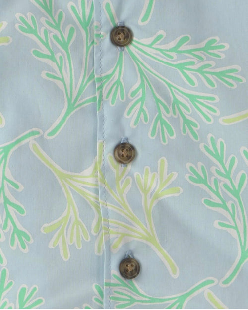 Conjunto Celeste Camisa Manga Corta + Short Bebé Niño
