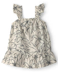Vestido sin Mangas con Estampado de Flores Bebé Niña