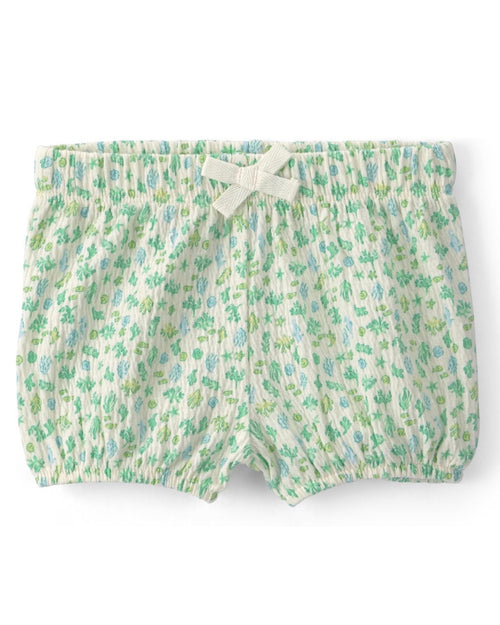 Conjunto Conchas Verdes Blusa + Short + Bodie Bebé Niña