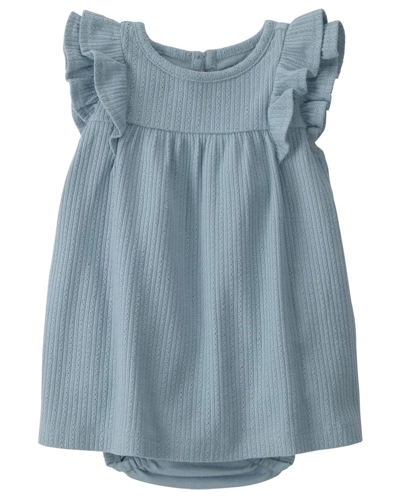 Vestido Tipo Bodie en Jacquard Bebé Niña