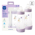 MAM 2 Biberones 11oz Púrpura
